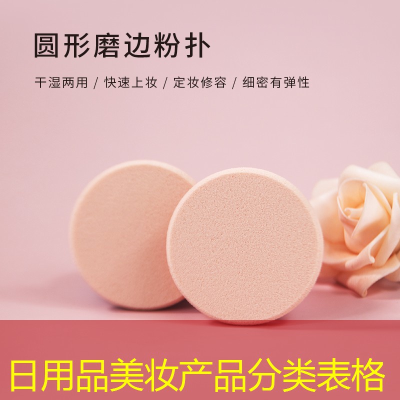 日用品美妆产品分类表格
